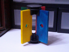 Rabbit Chew Toy (Blue, Green, Red & Yellow)