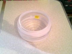 Ceiling Light Globe (White & Clear)